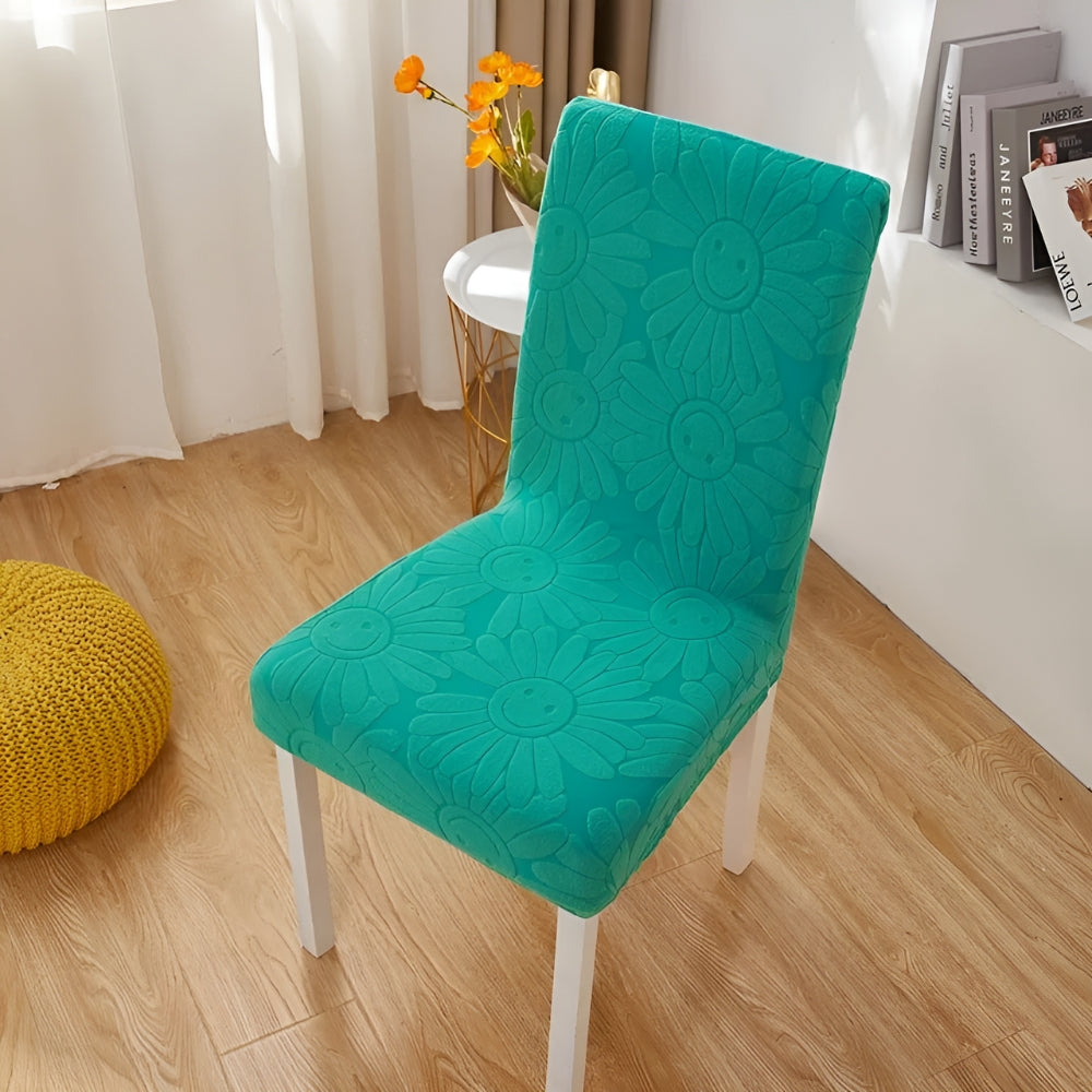 Cheerful Blossom Stretch Chair Protector
