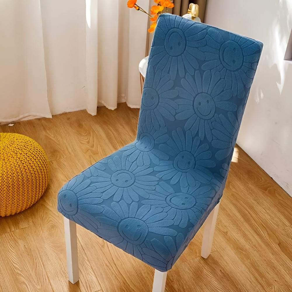 Cheerful Blossom Stretch Chair Protector