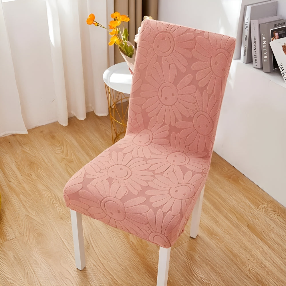 Cheerful Blossom Stretch Chair Protector