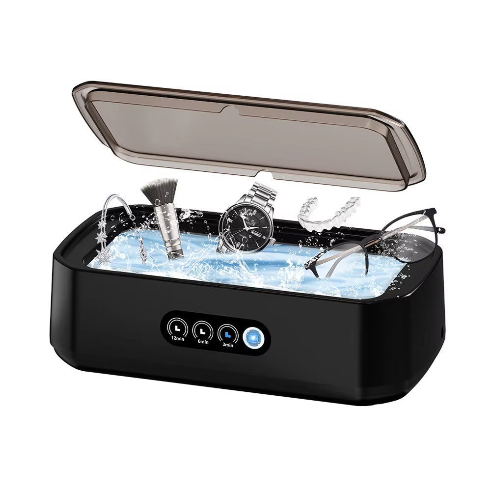 650ml Ultrasonic Cleaning Machine - 40W for Jewelry, Glasses, Watches, Dentures
