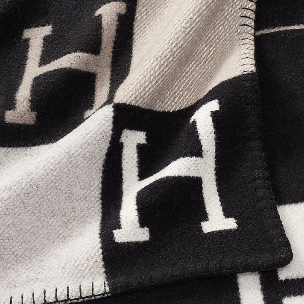 Cozy Cashmere Wool Throw Blanket for Sofa, Bed, and Home Use