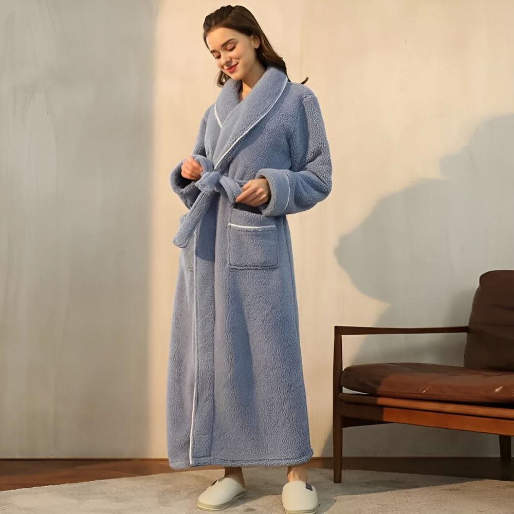 Cozy Haven Sherpa Fleece Bathrobe for All