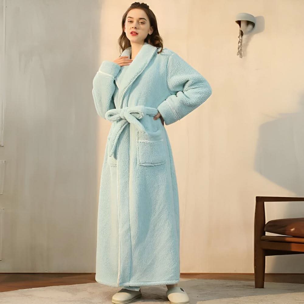 Cozy Haven Sherpa Fleece Bathrobe for All