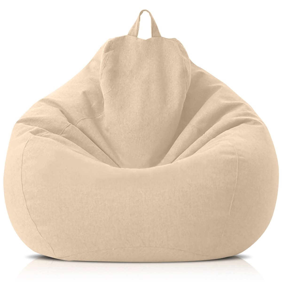 CozyNest Premium Linen Bean Bag Set with EPS Filling