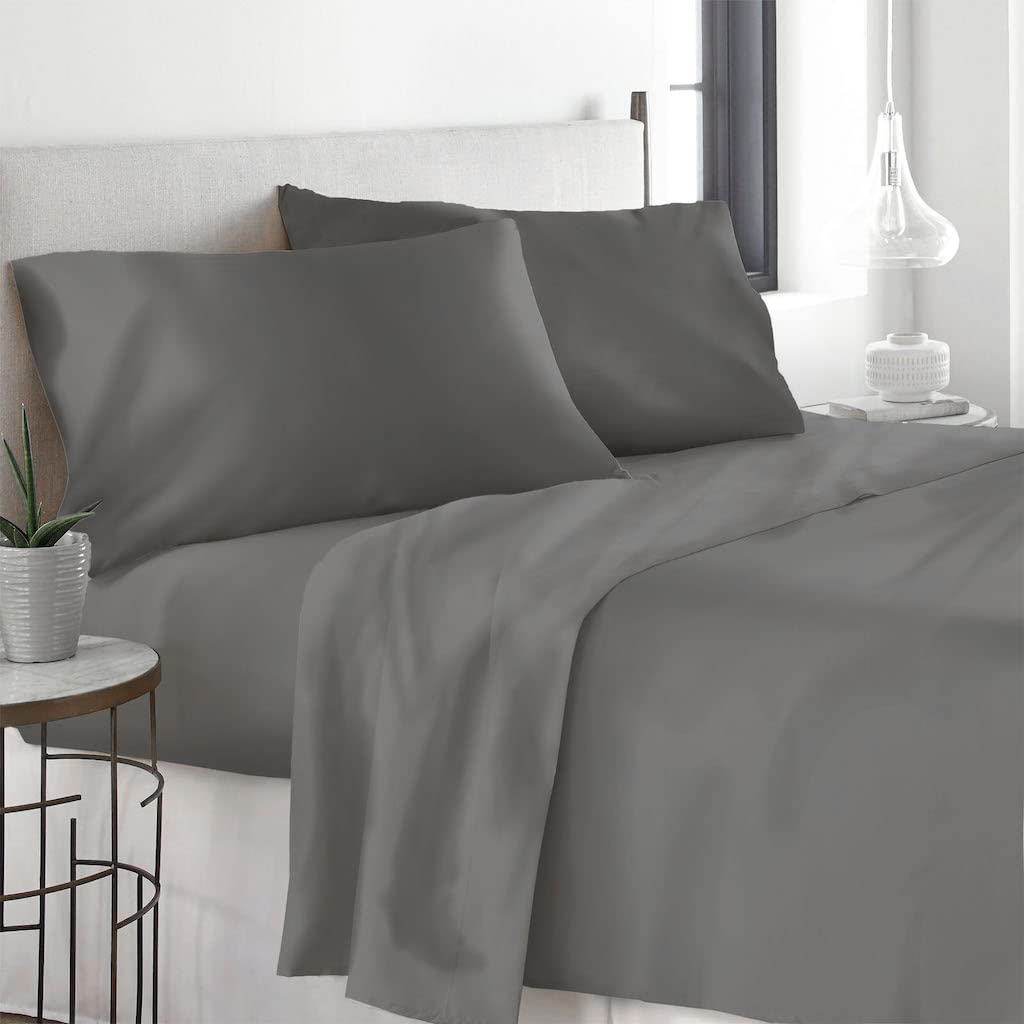 Cooling Polyester Queen Bed Set | 4-Piece Collection for Comfortable Sleep