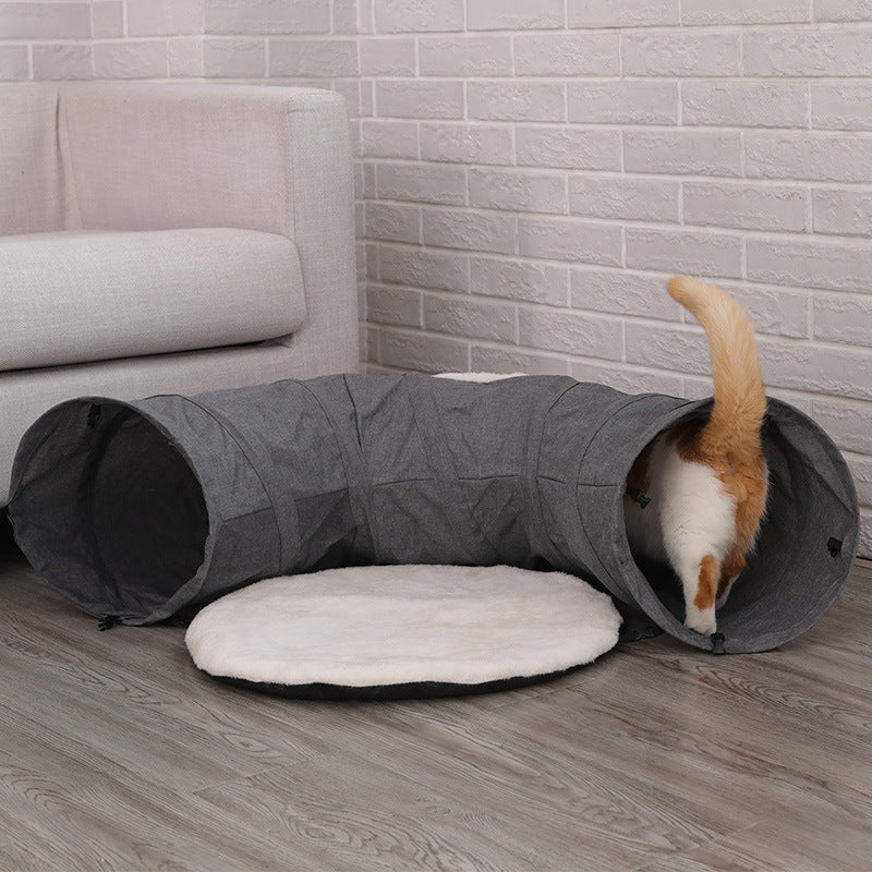 Indoor Cat House with Multi-Functional Design | Cozy Velvet Hideaway