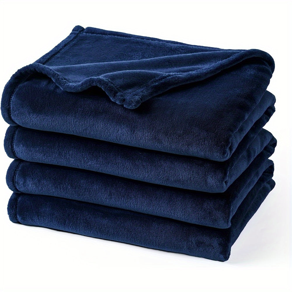 Soft Texture Fleece Blanket – Reversible for Year-Round Comfort