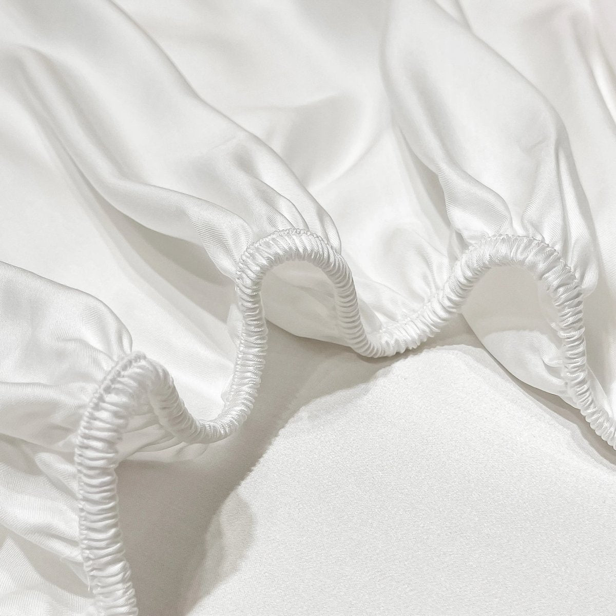LuxeSilk Premium Mulberry Silk Deep Pocket Fitted Sheet