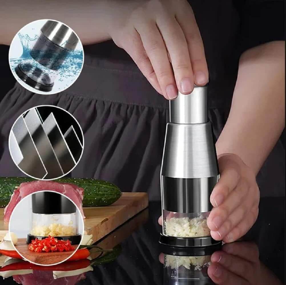 Kitchen Chopper in Stainless Steel for Food Preparation