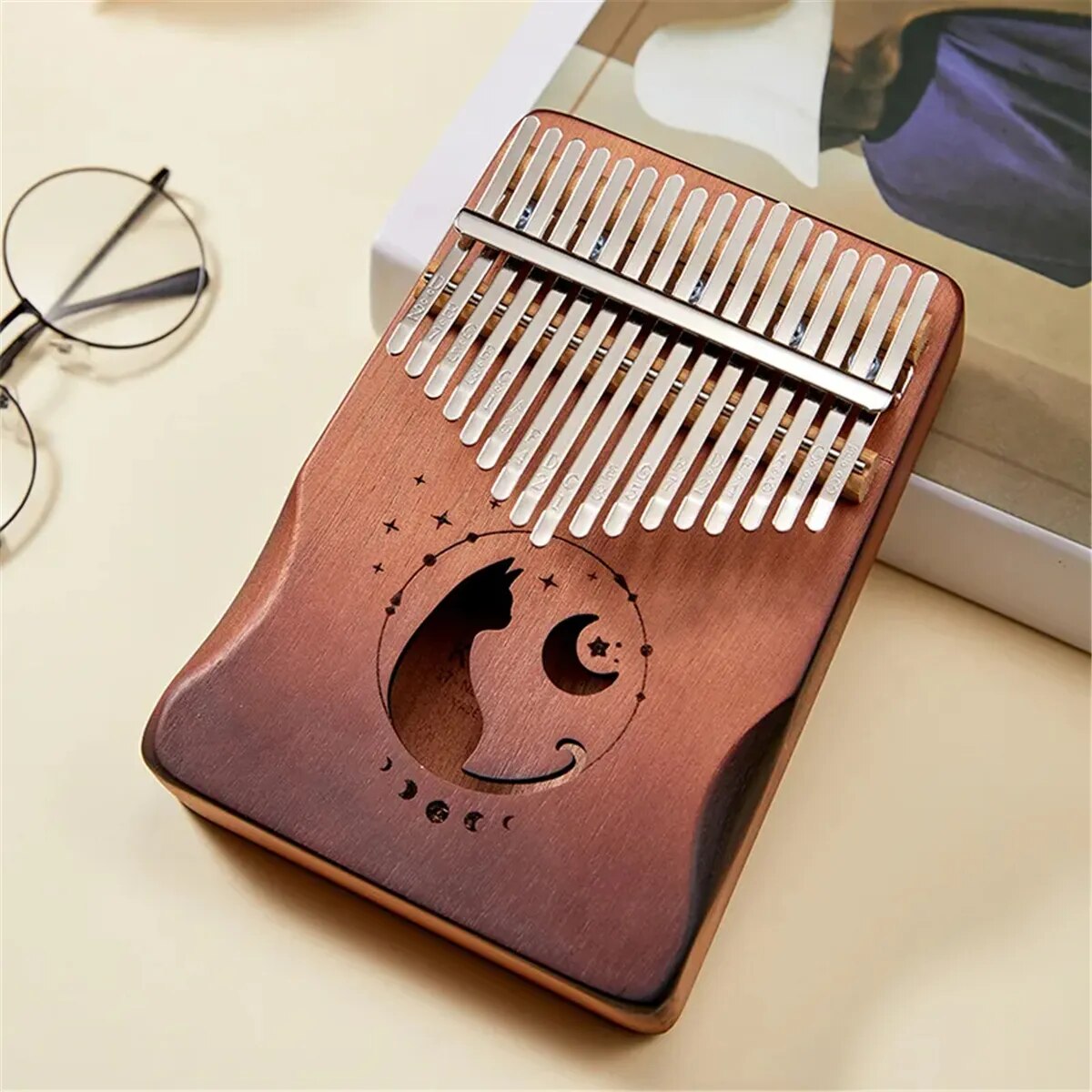 17-Key Kalimba Thumb Piano for Professional Musicians