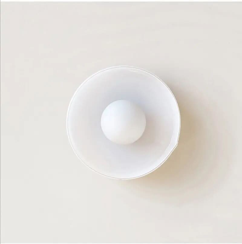 LumiAura Scandinavian Glass Ceiling Light for Elegant Spaces