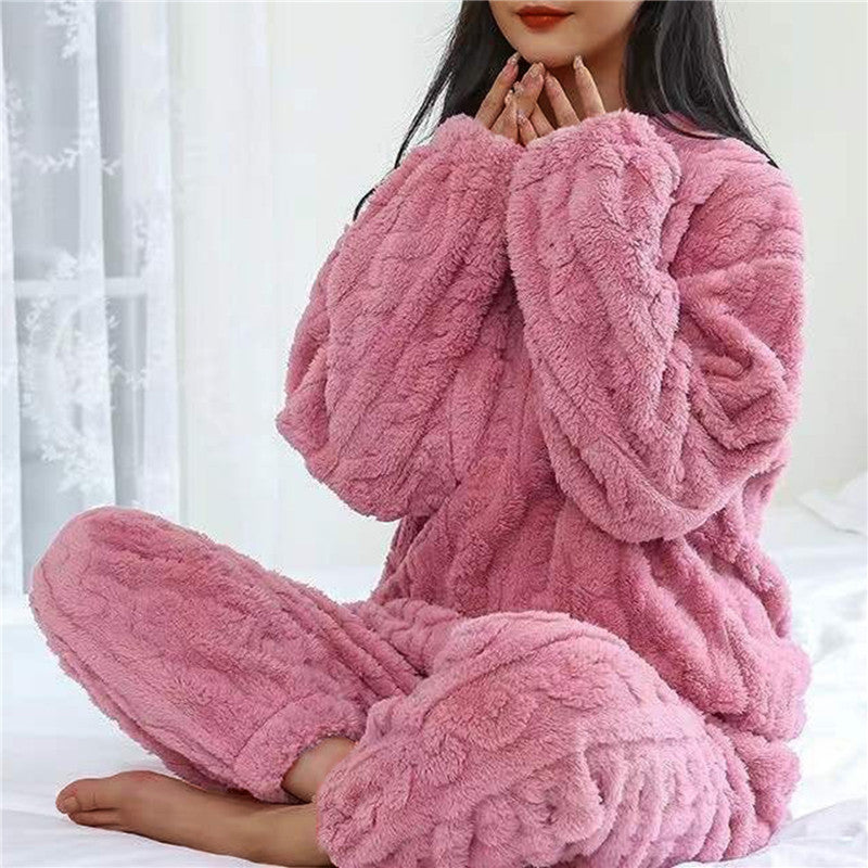 Fleece Pajama Set | Breathable Warmth | Cozy Comfort for Sleep | Durable