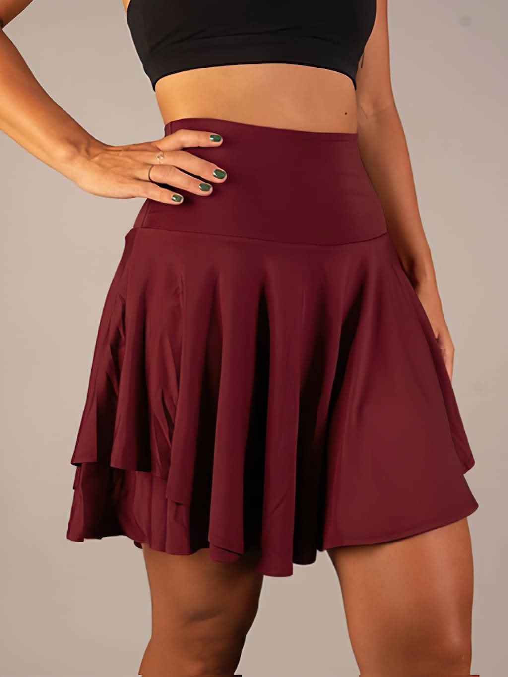 Athletic Chic Tennis Skirt for Women with Built-In Shorts