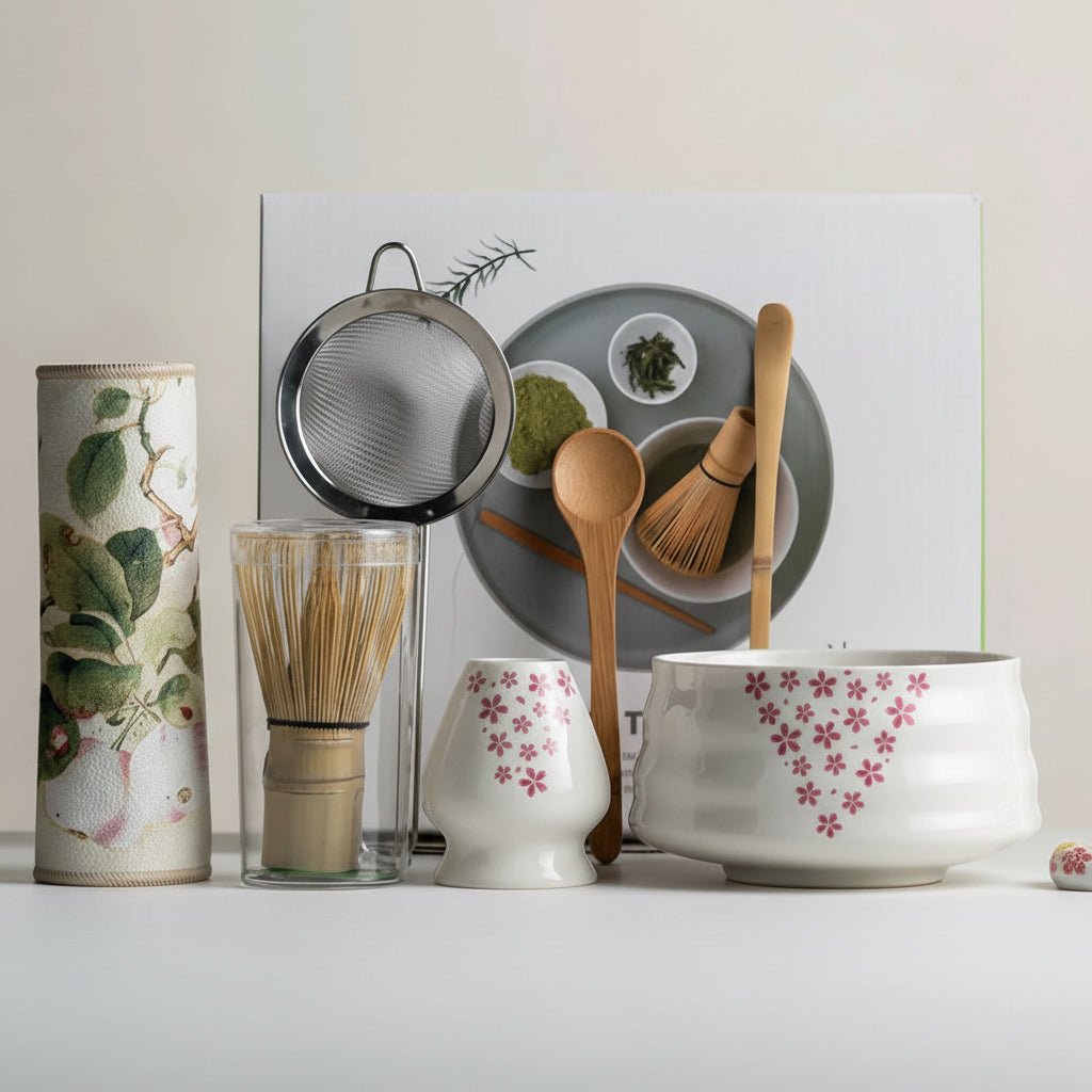 Sakura Serenity Matcha Tea Collection - 8 Piece Set