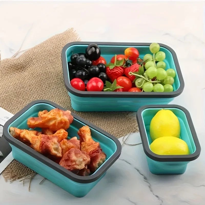 Space-Saving Silicone Meal Prep Containers for Effortless Organization