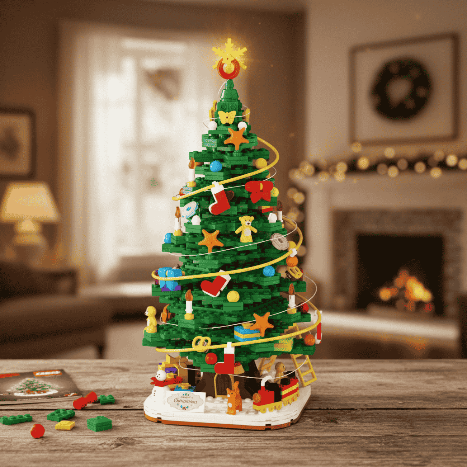 FestiveCraft 1102-Piece Advent Calendar for Holiday Fun