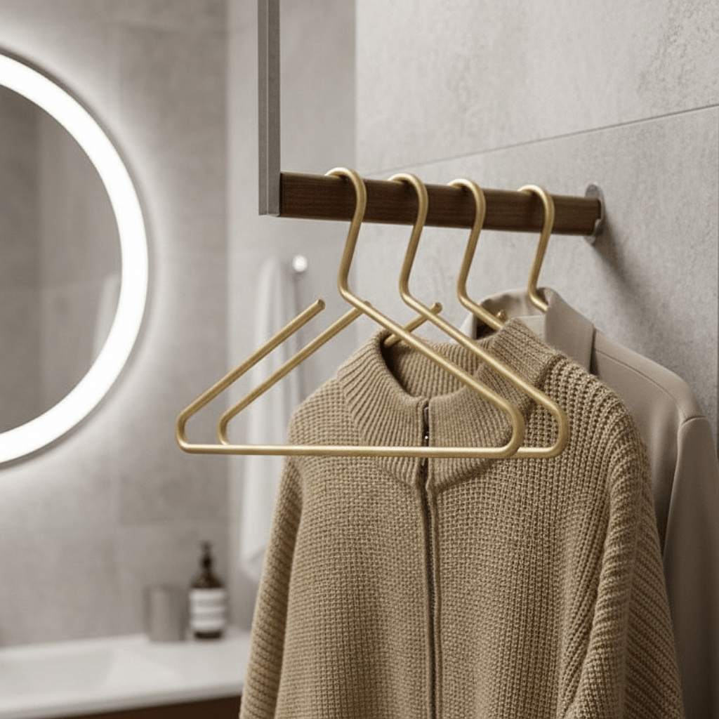 ChicSpace Gold and Silver Hanger Set for Organized Wardrobes