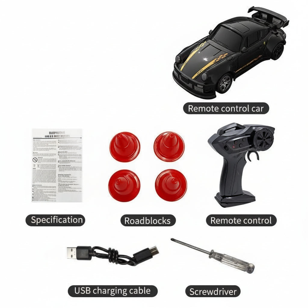 Mini Drift Racer 1:64 Remote Control Car for Ultimate Control