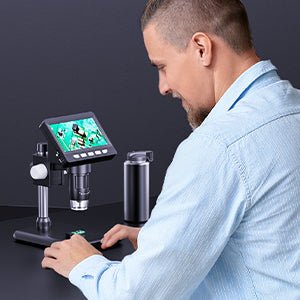 PrecisionView HD Digital Microscope with Built-In Display