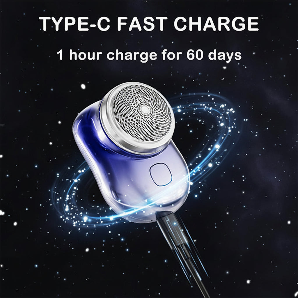 Compact Electric Razor for Effortless Grooming Anywhere