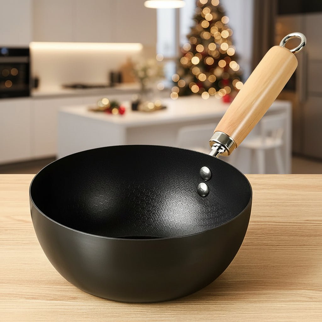 SizzlePro Compact Frying Pan with Nonstick Finish for Perfect Omelets