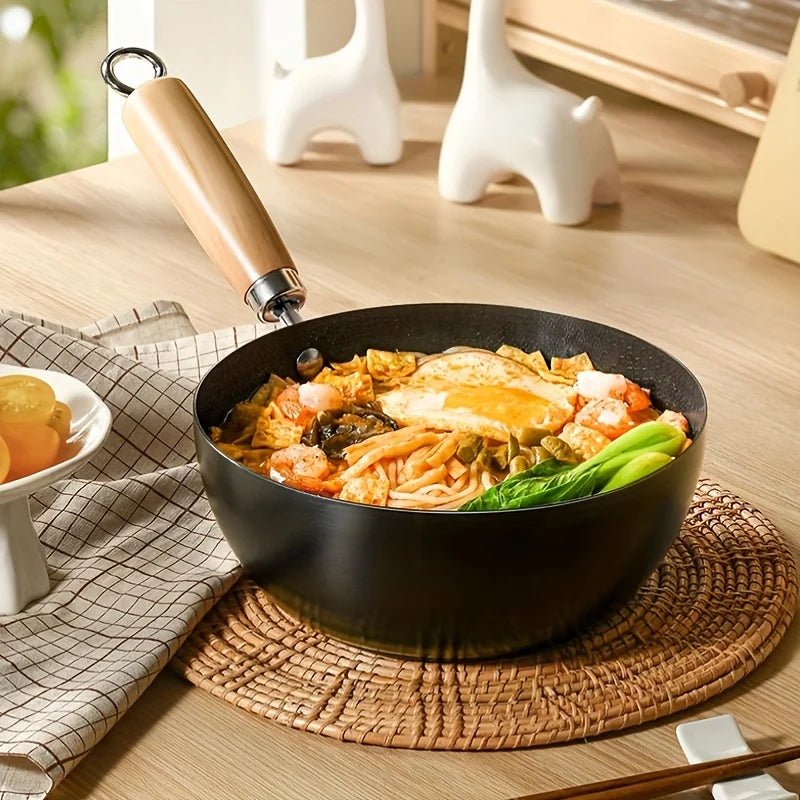 SizzlePro Compact Frying Pan with Nonstick Finish for Perfect Omelets