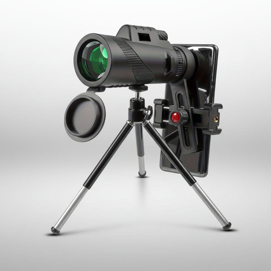 Compact 8x42 Outdoor Monocular with Phone Attachment