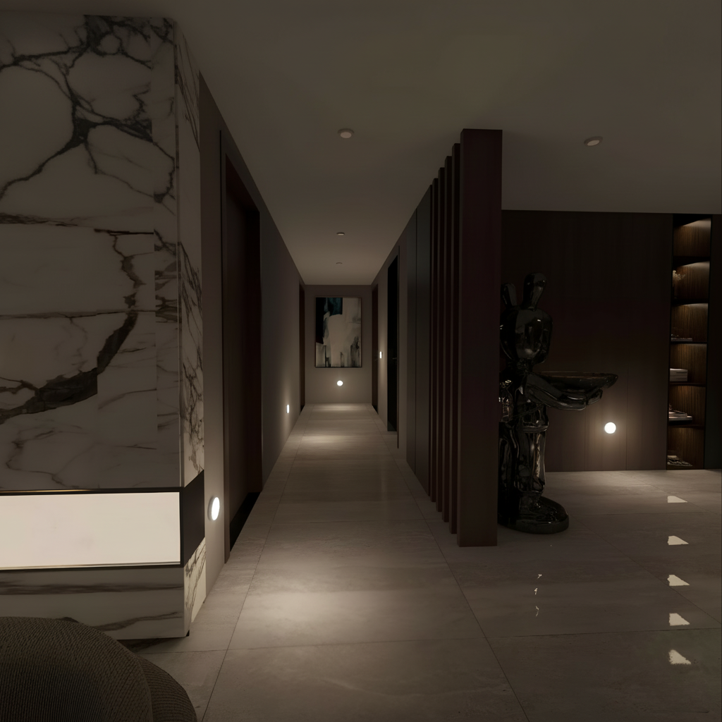 Smart LED Motion-Activated Night Light for Safe Navigation