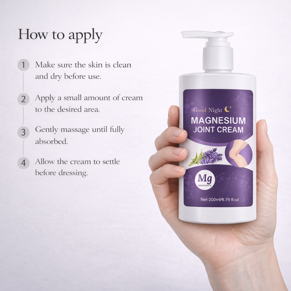 Daily Joint Care Cream with Magnesium for Seniors