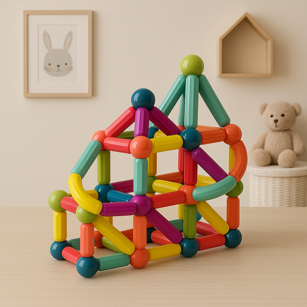 Creative Magnetic Building Set for Educational Fun