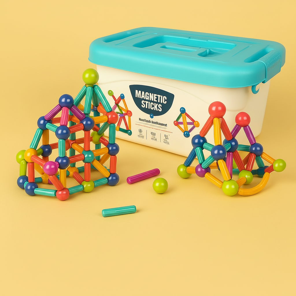 Creative Magnetic Building Set for Educational Fun