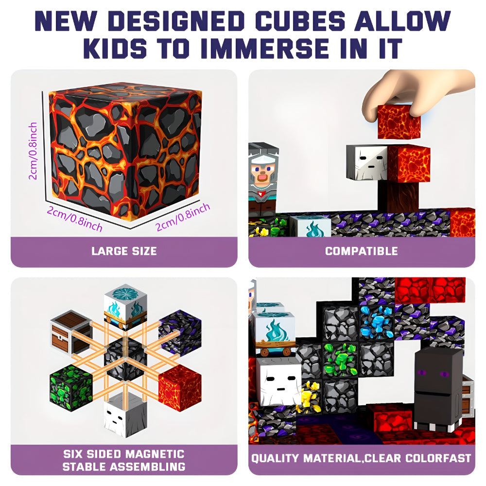 Inspire Creativity with the Magnetic Cube Construction Set