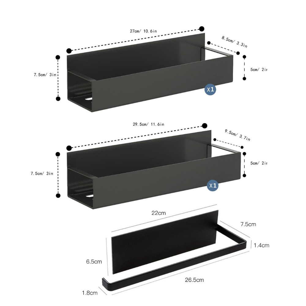 Magnetized Spice Shelf for Streamlined Kitchen Storage