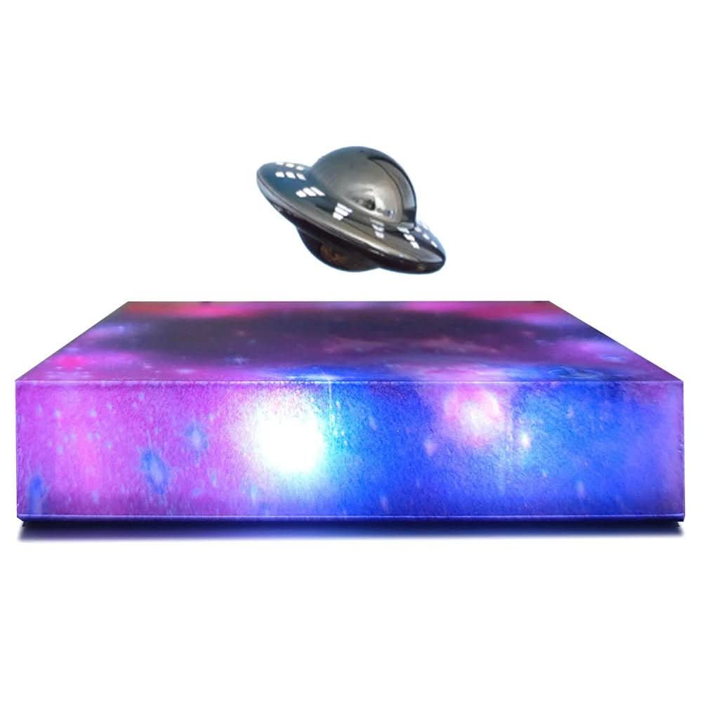 LumaSphere Floating LED Night Light with Spacecraft Design