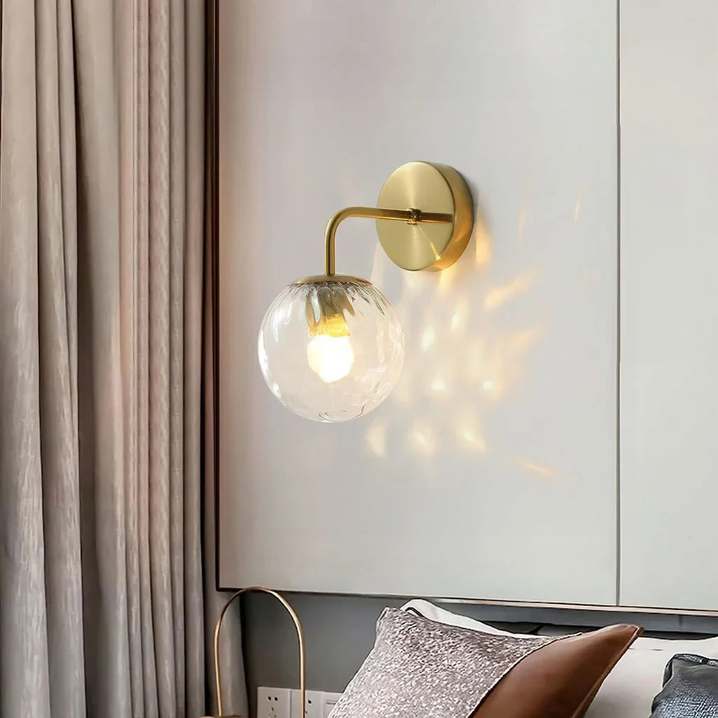Taavita Glass Globe Wall Lamp