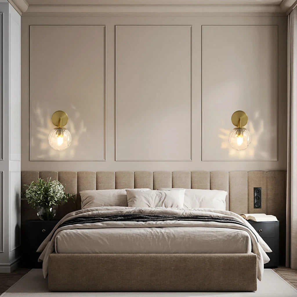Taavita Glass Globe Wall Lamp
