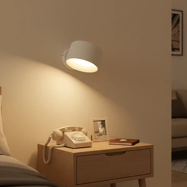 Swivel-Head Rechargeable LED Wall Lamp
