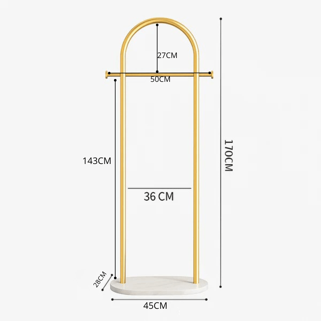 Elegant Minimalist Clothing Display Stand for Everyday Wear