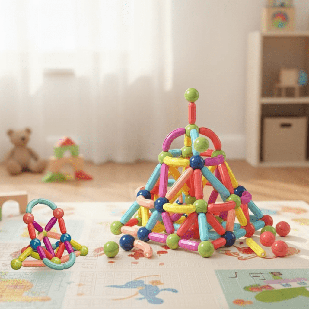 MagnaBlox Magnetic Building Sticks for Creative Exploration