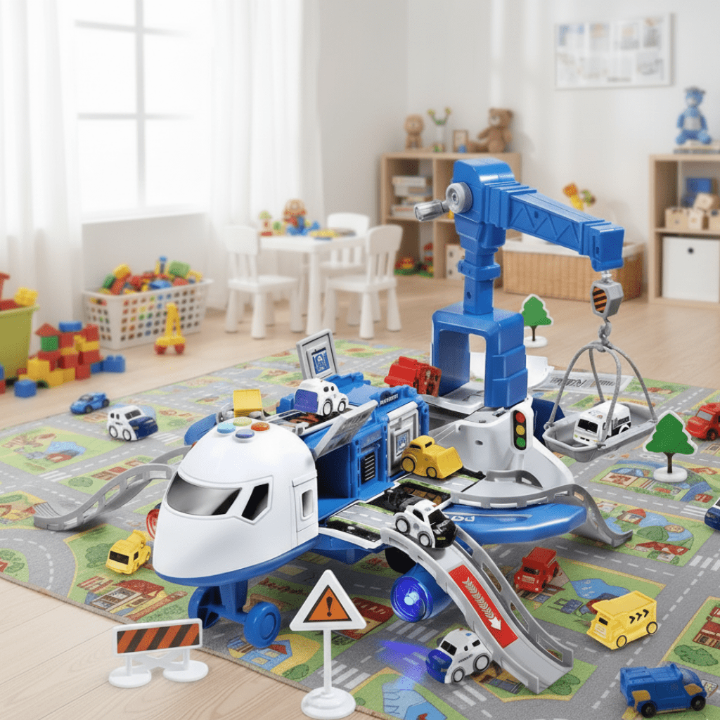 SkyHarmony Musical Stretchable Airplane Adventure Toy