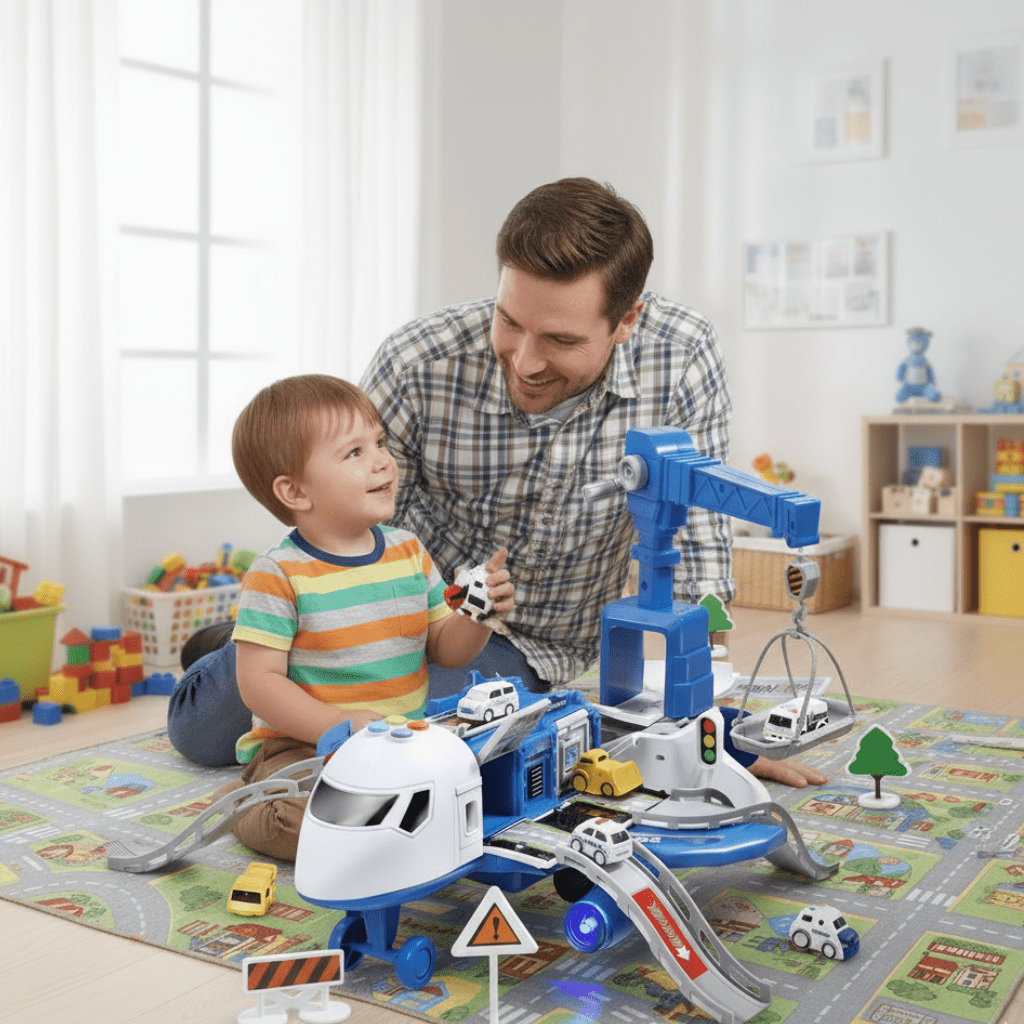 SkyHarmony Musical Stretchable Airplane Adventure Toy
