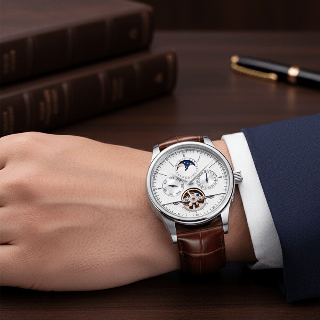 Classic Self-Winding Men's Timepiece with Reliable Mechanics