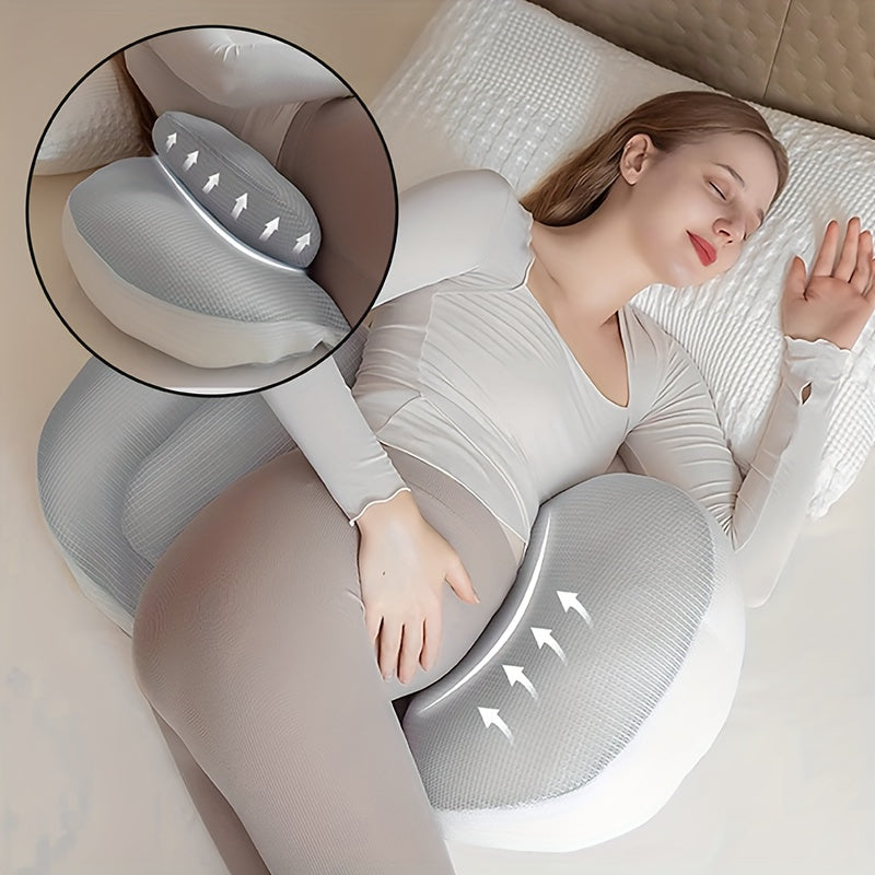 Adjustable Pregnancy Pillow for Sleep and Nursing | Ergonomic Comfort Design