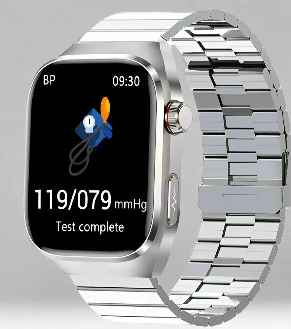 Health Monitoring Smartwatch – Waterproof with 24-Hour ECG Tracking