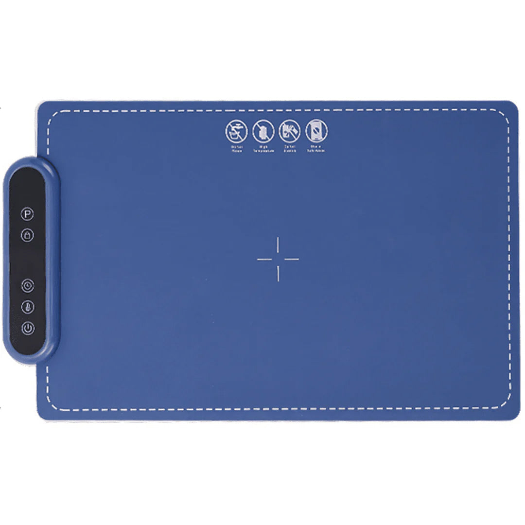 Food Warmer Mat with Electric Heating | 6 Heat Settings | 24-Hour Timer | Waterproof Design | Overheat Safety Feature