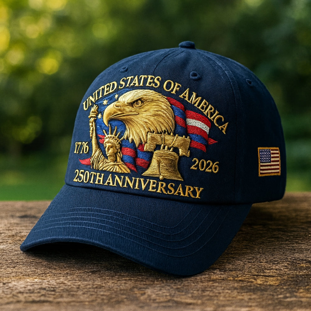Veteran's Tribute Eagle 250th Anniversary Cap
