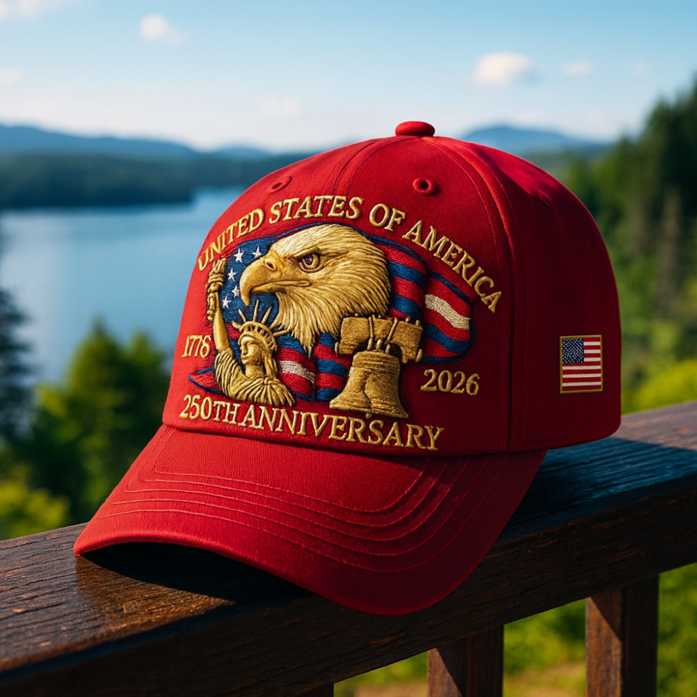 Veteran's Tribute Eagle 250th Anniversary Cap