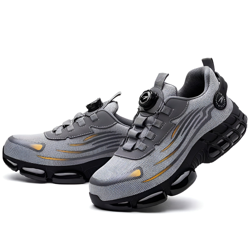 Ultimate Men's Work Shoes with Steel Toe and Slip Resistance