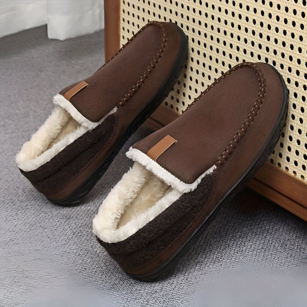 Cozy Slip-On Slippers for Men – Perfect for Home Relaxation