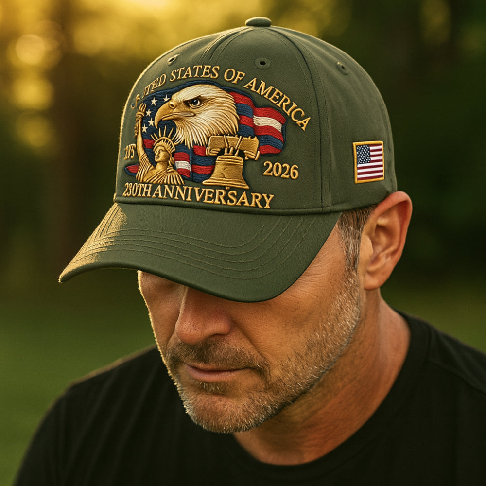 Patriotic Eagle Embroidered Cap for Everyday Wear